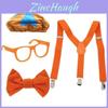 Autentico Set Gioco di Ruolo Blippi con Cravattino a Clip, Occhiali e Cappello in Tessuto Morbido