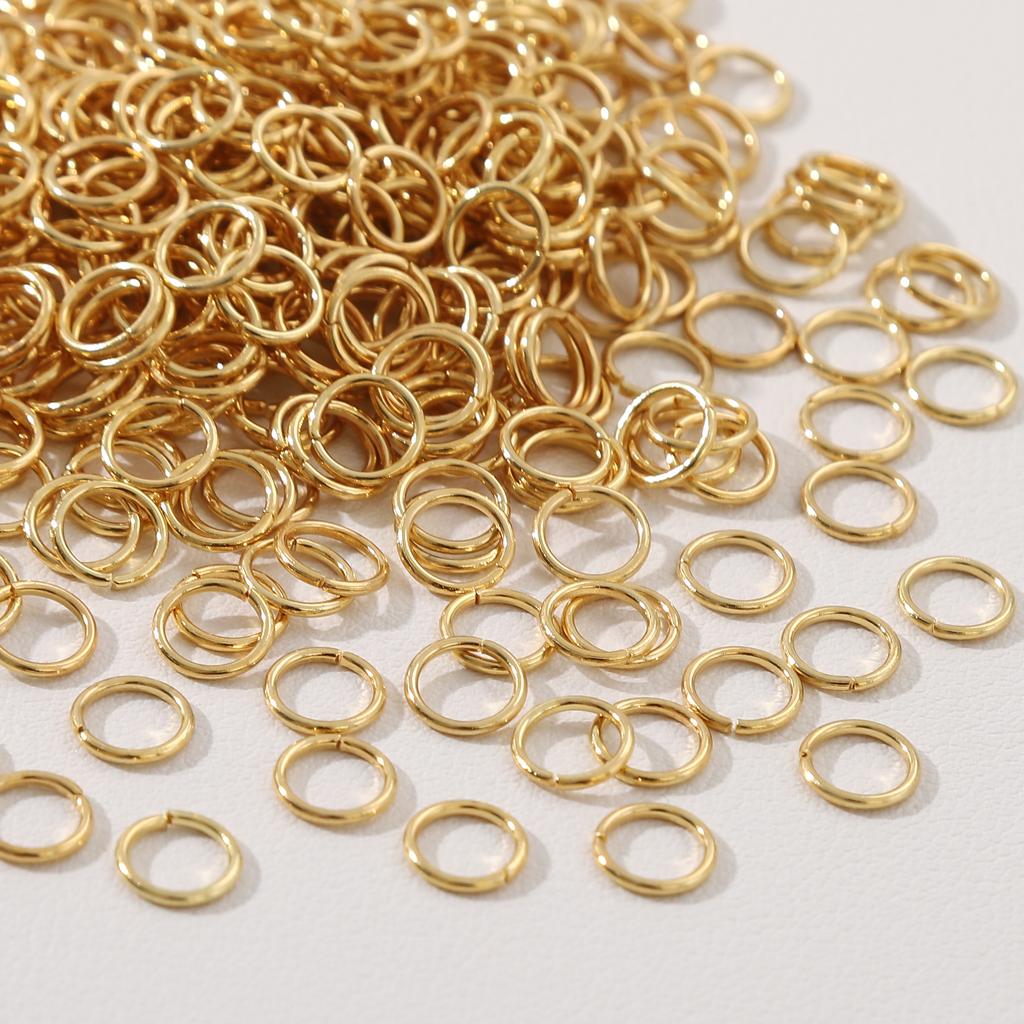 200 Stück Edelstahl Biegeringe für DIY Schmuckherstellung Zubehör