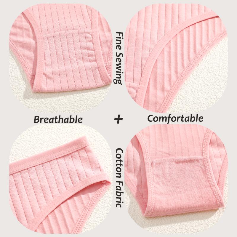 Damskie Bezszwowe Bawełniane Majtki w Paski Seksowne Niskiej Talii Jednokolorowe Majtki Miękkie Oddychające Majtki Wygodna Bielizna