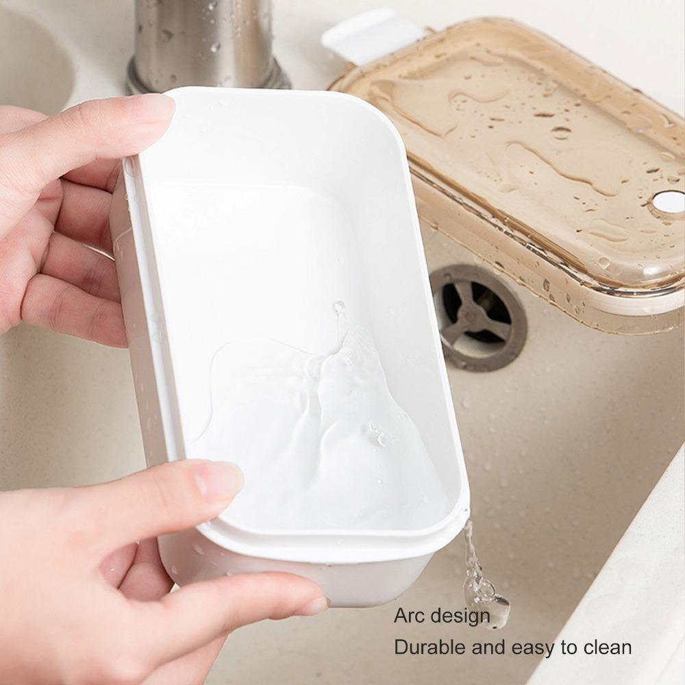 ABS Food Storage Container 2 Compartment Airtight Kitchen Organizer  For Camping