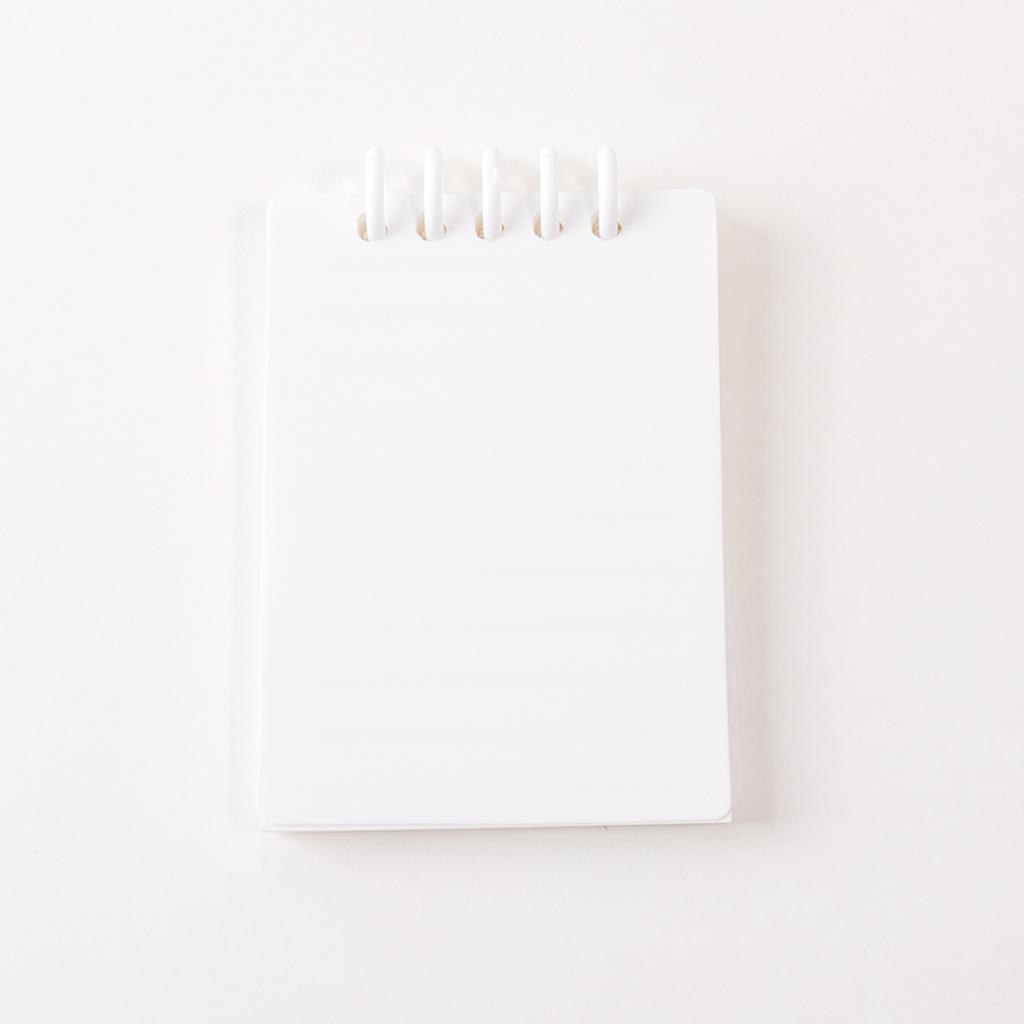 Loose-leaf spiral mini notebook, portable notepad, spiral-assembled memo book, suitable for outdoor home office and school use