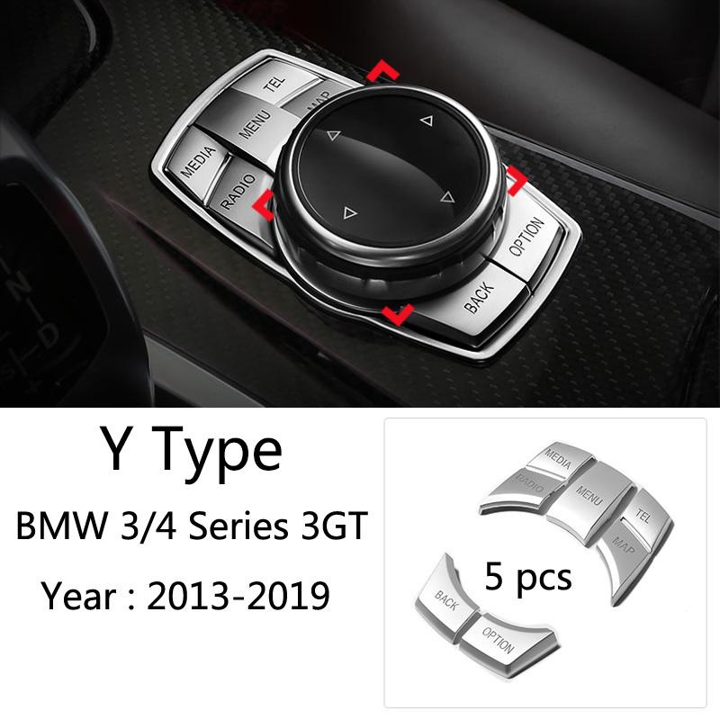 Car Inner Center Console Gear Shift Box Sequins Cover Trim Strips Sticker covers For BMW 3 4 Series 3GT F30 F31 F32 F33 F34 F36