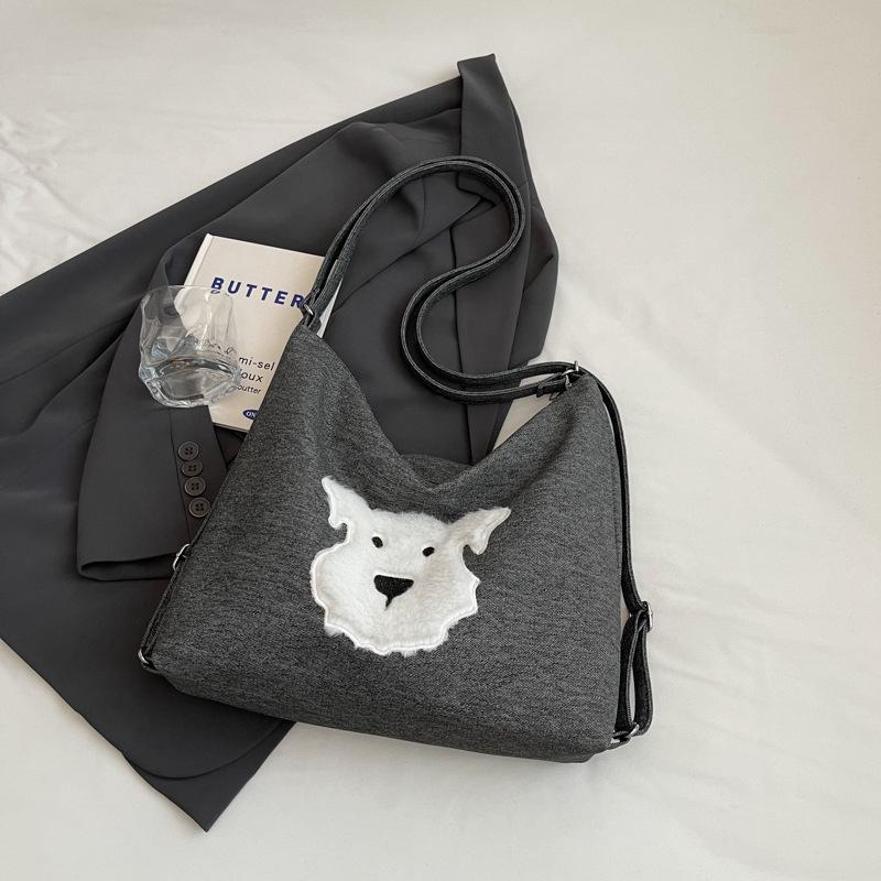 2025 summer bag large capacity soft leather women's shoulder bag new plush bear backpack handbag women's bag