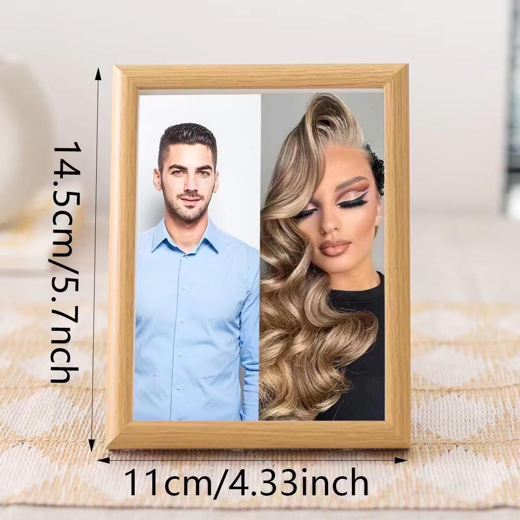 Personalized wooden photo frames, custom photo frame ornaments, simple holiday gifts indoors, commemorate precious memories