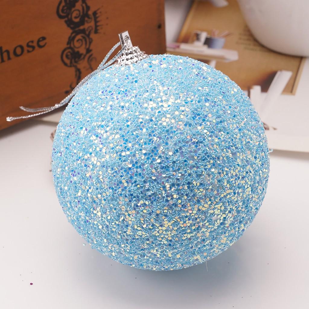 Boże Narodzenie Rhinestone Glitter Bombki Ball Tree Ornament Dekoracja 8 CM