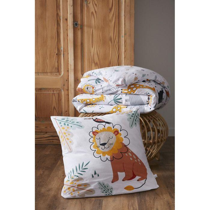 Duvet Cover Set All Sizes "Savane" Reversible 100% Cotton / 57 Threads/cm² - - Duvet Cover Set 240 X 220 Cm + 2 Pillowcases