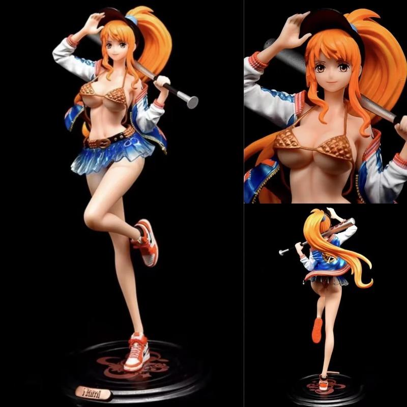 33cm Anime One Piece Nami Doll Hand-made PVC Statue Model Doll Collectible Desktop Decoration Toy Gift Ornaments