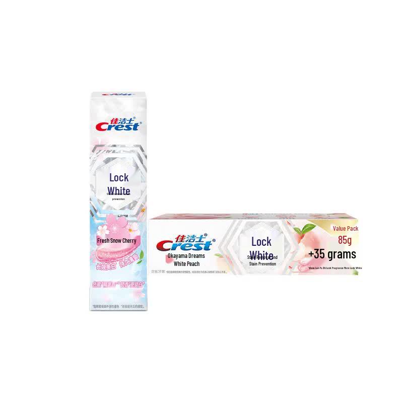 Crest Dual Color Lock White Toothpaste Set