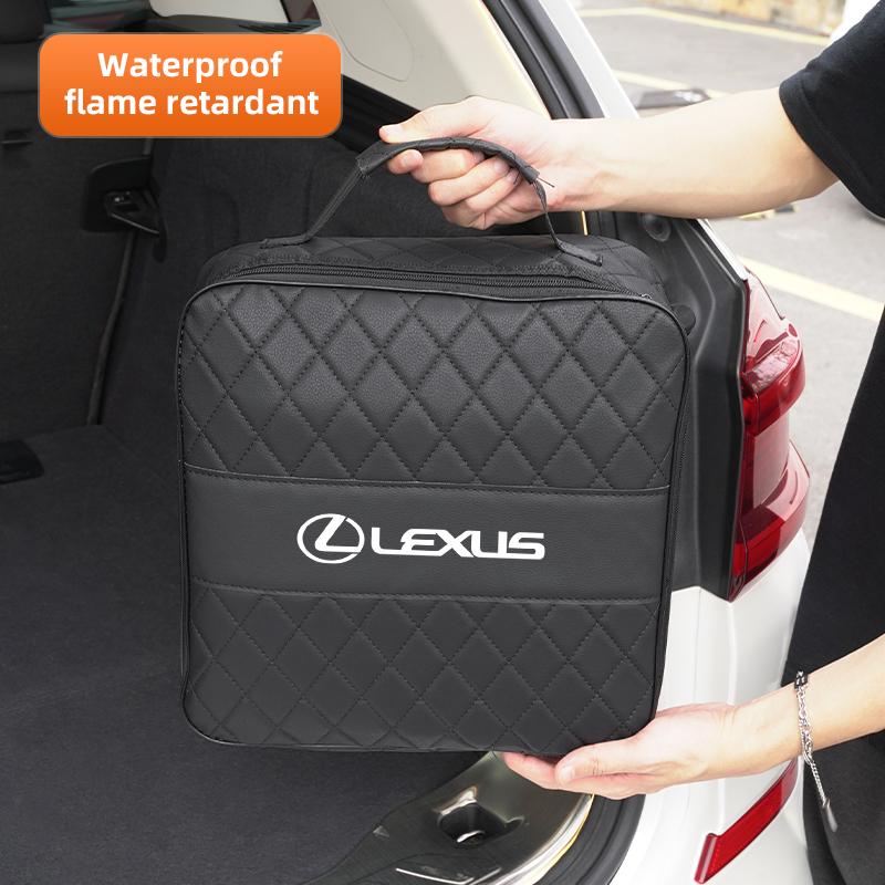Interior Stickers New Energy Car Charging Gun Organizer Waterproof Storage Bag For Lexus GS IS LS500h ES260 ES300h RX350h NX260