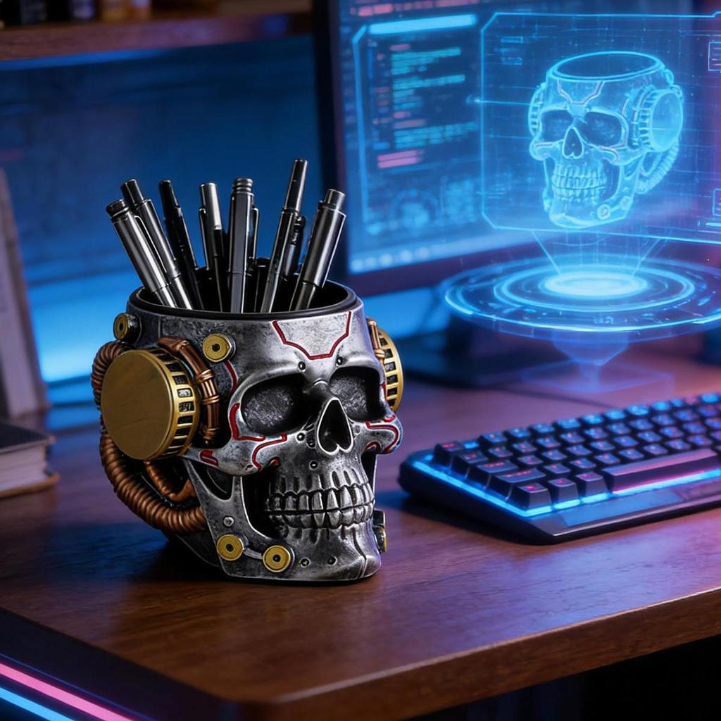 Pen Holder Storage Holder,Halloween,Decorative,Unique,Creative Home Office Decor Desk Organizer