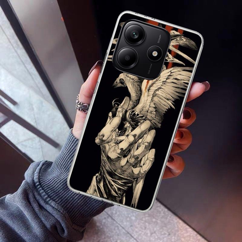 Bloodborne Game Phone Case For Xiaomi Redmi Note 15 14 14S 13 12S 12 Pro Plus 11S 11 10S 10 4G Cover 11E 11T 5G Print Fundas Red