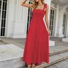 Fashion Bohemian Style Beach Dresses For Women Sleeveless Sexy Backless Maxi Sling A-line Dress Casual Party Vestidos 2024 Summer