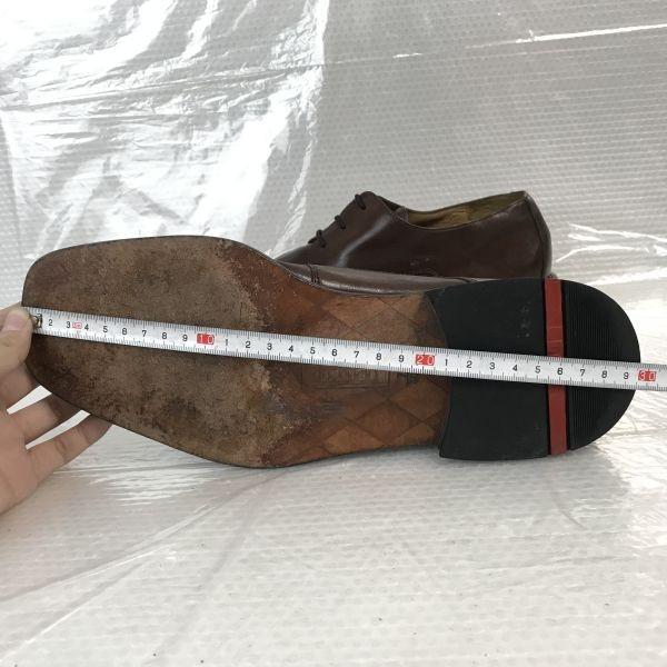 Made In Germany Lloyd Square Toe U-Tip Leather Dress Shoes Men’s 7 25.5 Brown(USED)