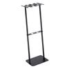 Baseball Bat Holder Vertical Easy Installation 8 Bats Accessory Space Saving Softball Bat Holder