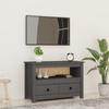 Day and Night - Day and Night Solid Gray Pine Wood TV Cabinet 79x35x52 Cm