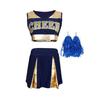 Cheerleading Dance Performance Uniform Short Skirt Suit Halloween Gift Party