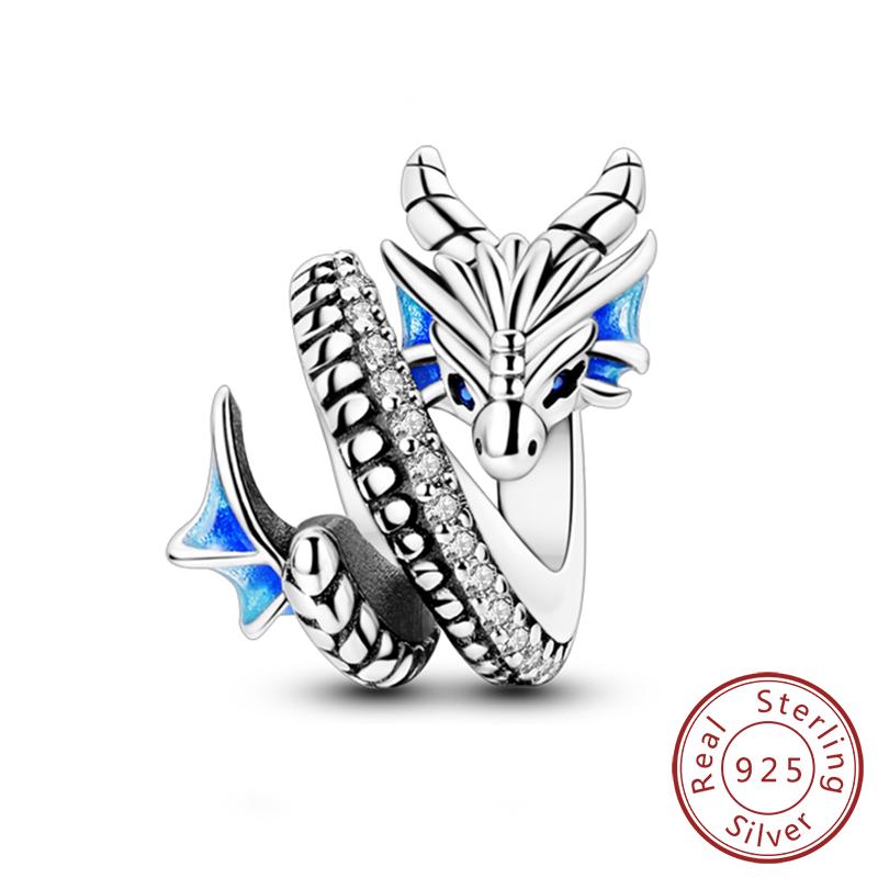 S Copper Charms Beads Pendant Elephant Cat Dog Animal Beads Fit Original Bracelet Charms Women Jewelry