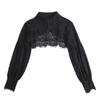 Cape Lace Shawl Hollow Out Short Small Shirt All-match Flower Scarves  Scarf Accessories