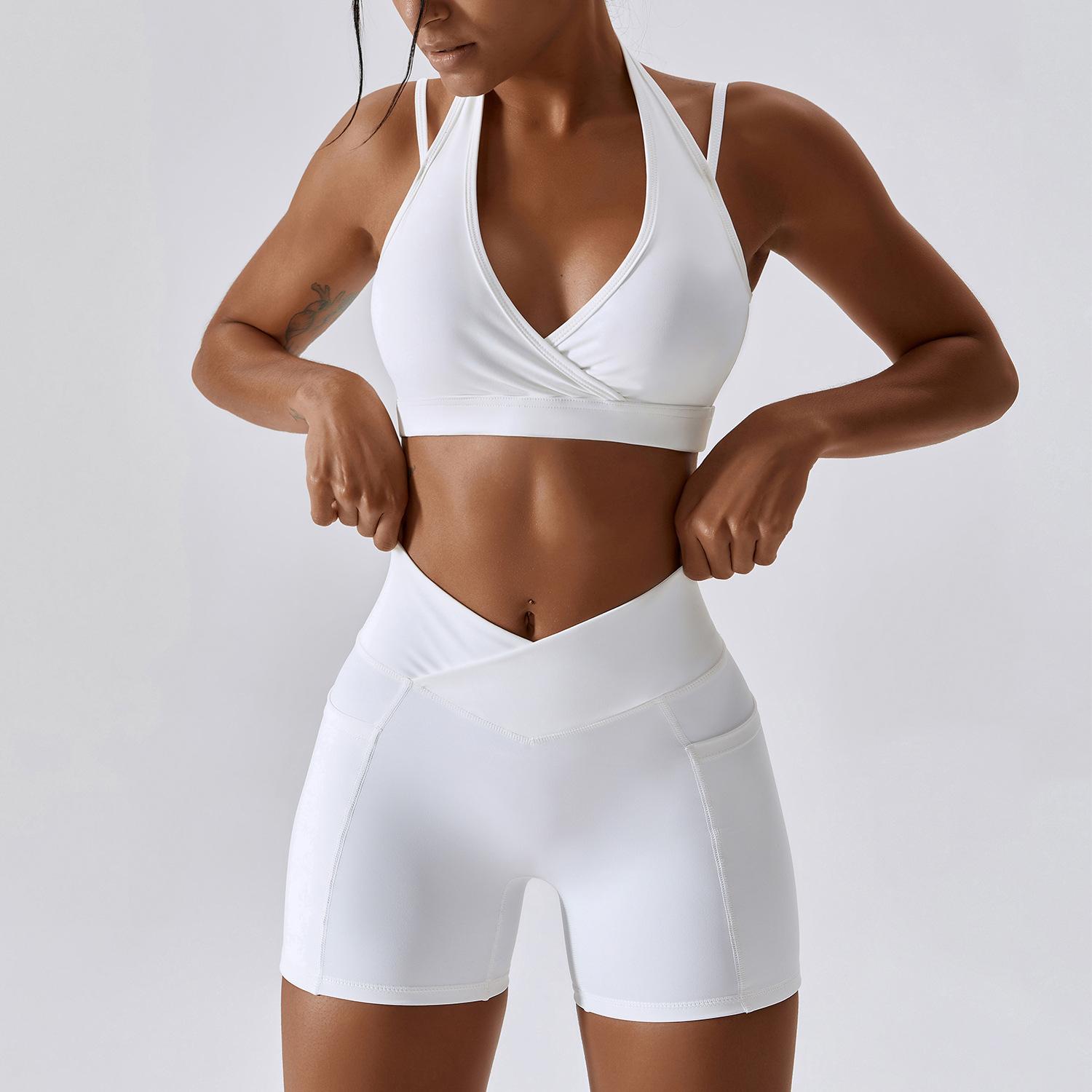JYL Naked Yoga Set Hip Lifting Quick Dry Tight Running Outfit 8/S сахар коричневый