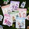 Butterfly Dance Fairy Pose Sticker Pack: 20 Sheets of European & American Scenery for DIY Journals