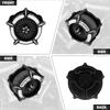 HDBUBALUS Motorcycle Air Intake Air Filter for Harley Sportster Air 883XL 1200 Xl883n Xl1200x 2004-2022 Black and Grey