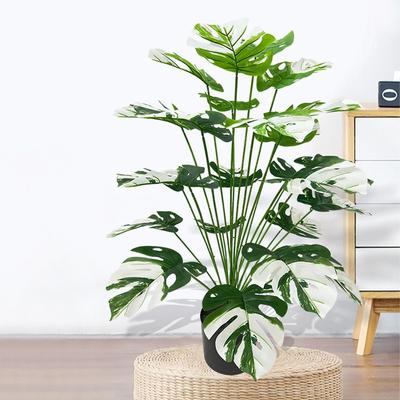 9-24 Forks Green Palm Leaves Large Artificial Plants  Wedding Party Decor