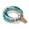 Hot Selling Natural Stone Crystal Beads Multi-Layer Amethyst Bracelets for Women and Men Semi-Precious Fashion Jewelry for All