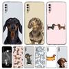 Dachshund Sausage Dog Case For Samsung A54 A52 A50 A70 A30 A40 A20S A20E A02S A12 A14 A16 A22 A24 A42 A34 A32 5G A04s A06 Cover