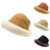 Basin Hat Wool Mongolian Style Unisex Ethnicinspired Warm Thickened