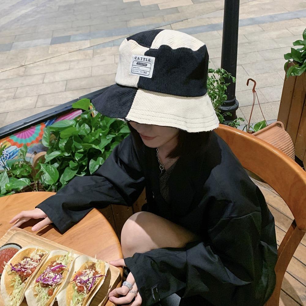 

Corduroy Korea INS Corduroy Fisherman Hat Soft Corduroy Fisherman Hat