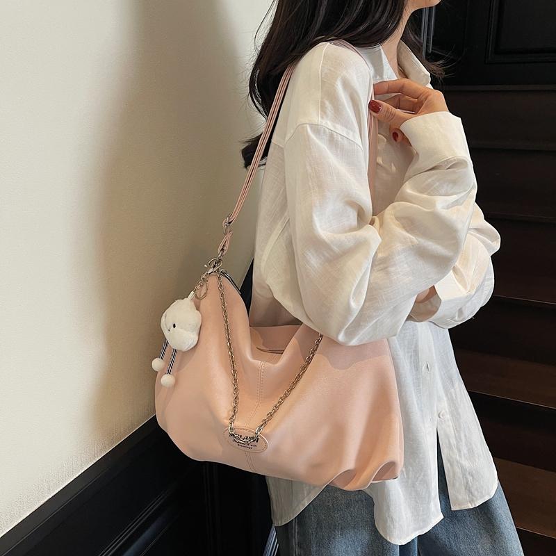 Large Capacity Shoulder Bag Women's Shoulder Crossbody Bag Student Commuter Underarm Bag