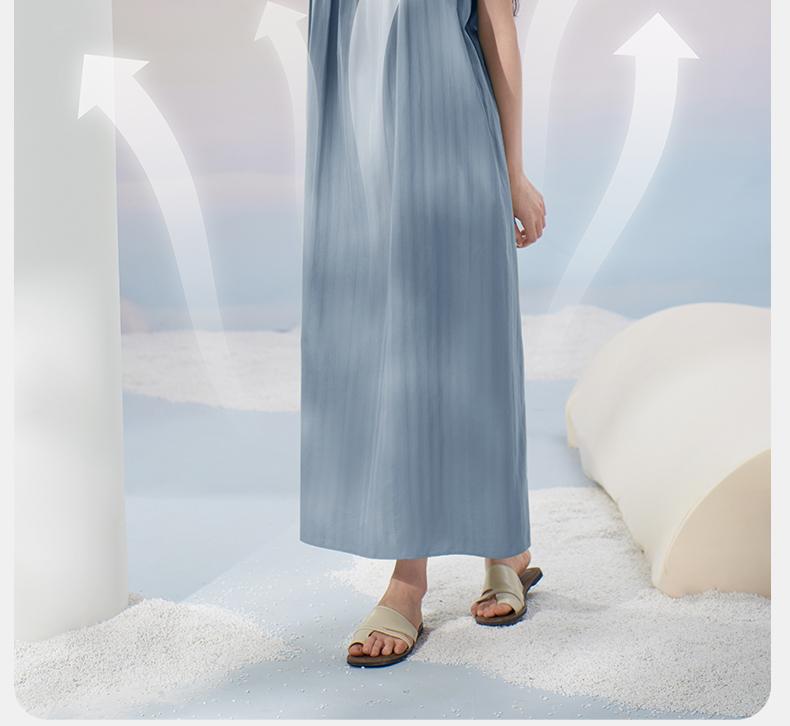 Xuan Liang Women's Summer Thin Suspender Super Long Dress