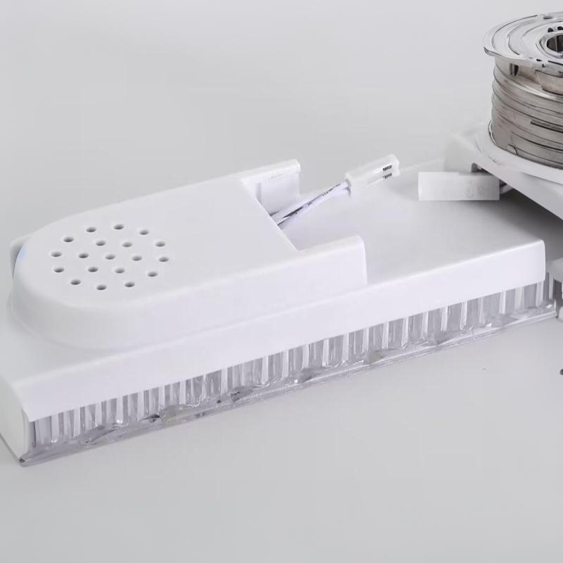 E27 40W/80W LED Long Crystal Lamp Strip Adjustable White Tube Bulb for Balcony Patio Semi-outdoor Lighting