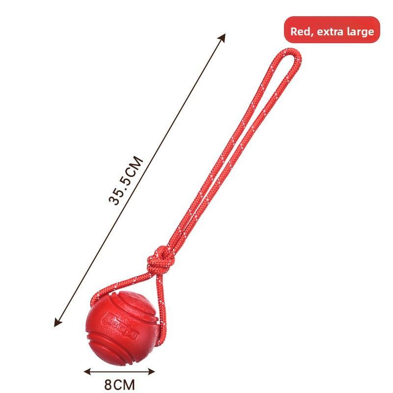 Pet Toy Balls, Rope Balls, Dog Interactive Toys, Reflective Rope Training, Dog Bite Force, Teeth Grinding, and Bite Resistance