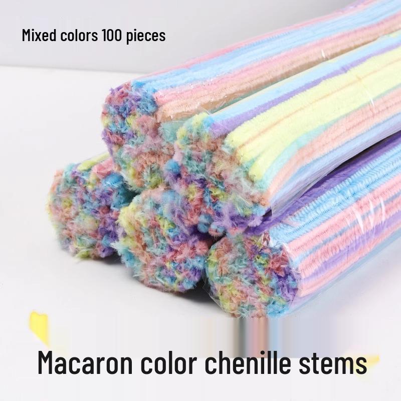 

Twist Stick Bouquet DIY Kit: Lotus & Rose Chenille Lanterns