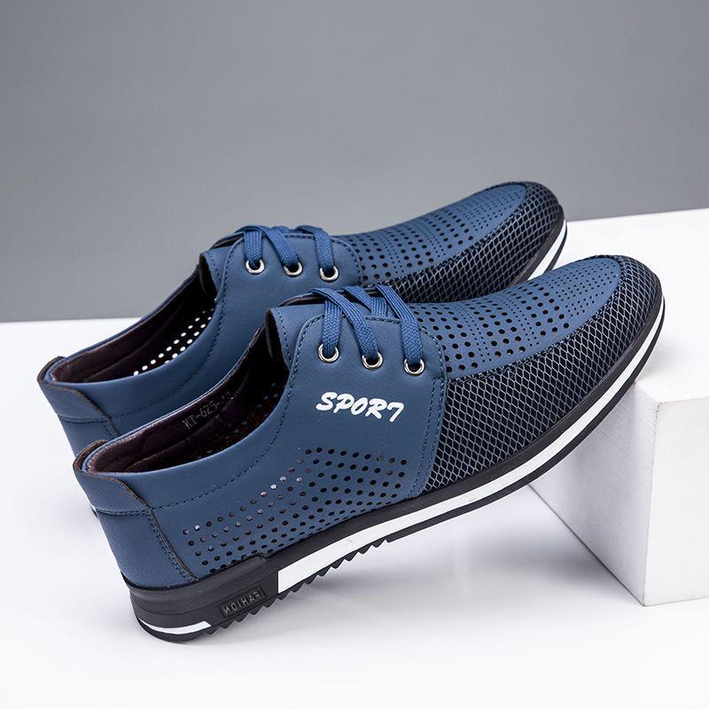 Men's Korean Style Breathable Mesh Business Casual Sneakers