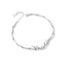 S925 Sterling Silver Deer Antler Bracelet for Women - Valentine's Day Gift for Girlfriend