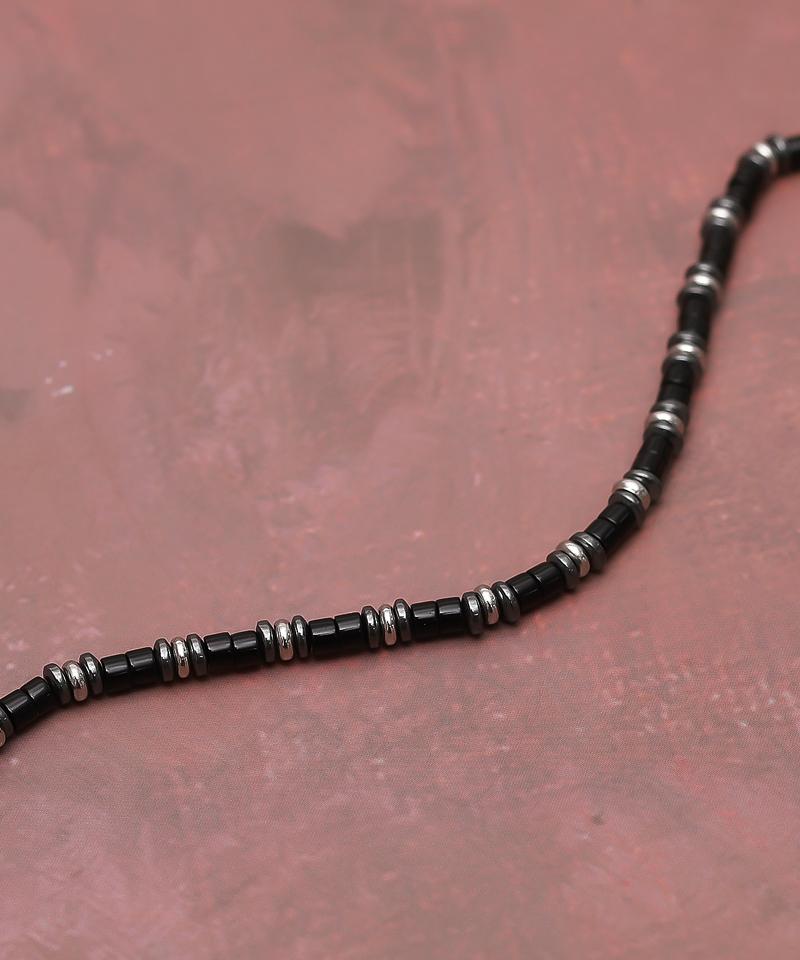 Blancier Pure Onyx Bm265N1265 Gemstone Beads Men'S Women'S Necklace