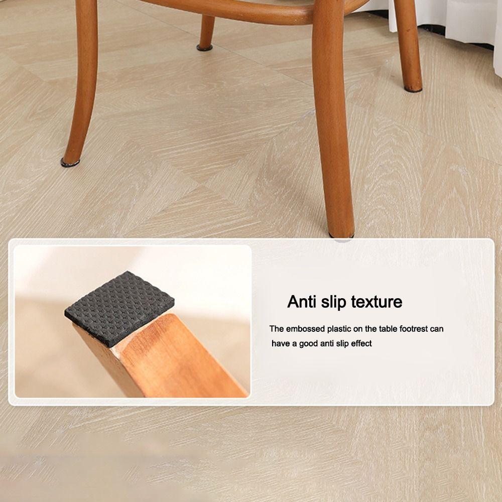 Self Adhesive Furniture Leg Pad Sofa Chair Bumper Damper Rubber Strip Tape Table Feet Mats