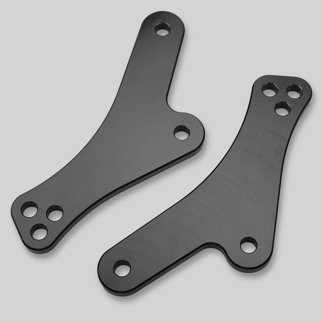 LEDISHUN Motorcycle Lowering Kit for Kawasaki Z900 (2017-2024), Z1000 (2010-2024), and Versys 1000 (2012-2024) - Rear Lowering Link Rods (Black)