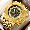 YaLaLuSi Men's Watch Brand: Luxury Quartz Water-Resistant Bracelet Watch with Mechanical Dial Design for Boys Reloj