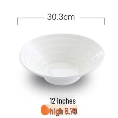 ZISIZ 12-inch Ceramic Soup/Ramen Bowl (Set of 2)