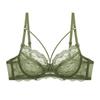 Neues reines Verlangen sexy Spitze transparent kleines Brust-Unterwäsche-Damenanzug dünn dick mm große Brust kleine große Größe BH-Abdeckung