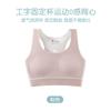 Girls' development period sports underwear, primary school, junior high school students, seamless shock-proof breathable bra, girls' vest fixed cup