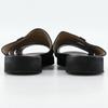 Salvatore Ferragamo Slide Sandals Mule Black Satin Women Used