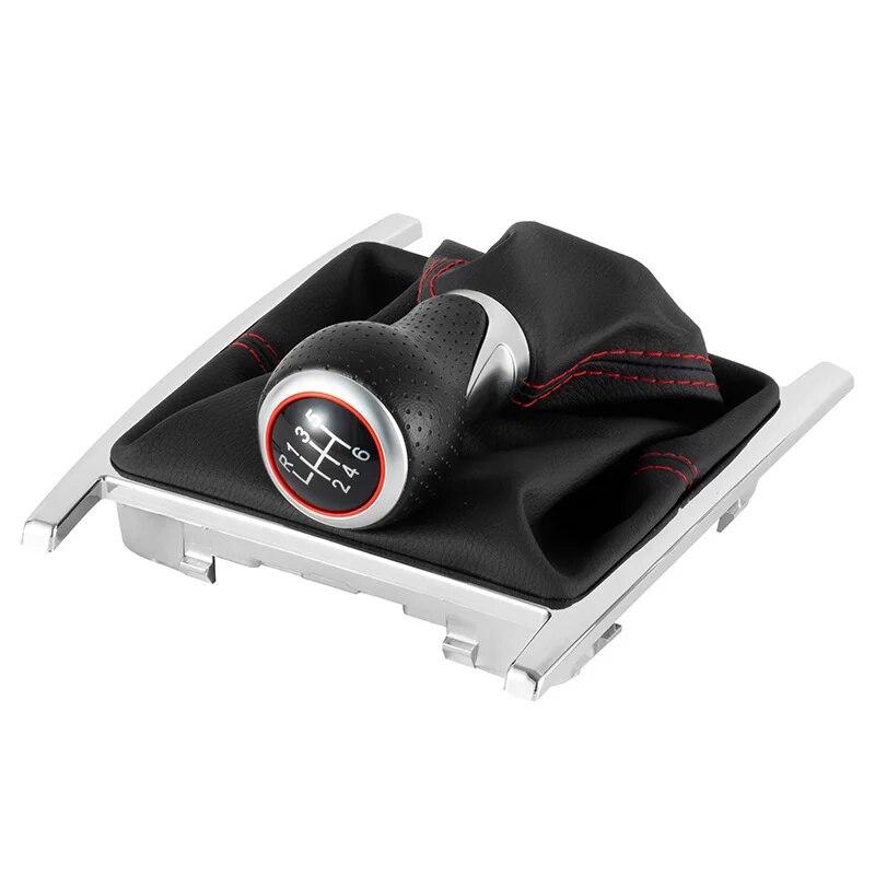 Car Gear Shift Knob Stick Pen Gaitor Boot Cover Case For VW Amarok 2010 2011 2012 2013 2014 2015 2016 2017 2018   2022