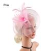 Church Kentuck-y Derby Pearl Mesh Flower Feather Fascinator Hat  for Women