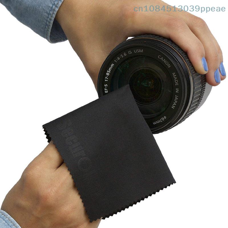 Premium Microfiber Eyeglasses/Sunglasses Cleaning Cloths In Black, Set of 10 - Eyewear Accessories