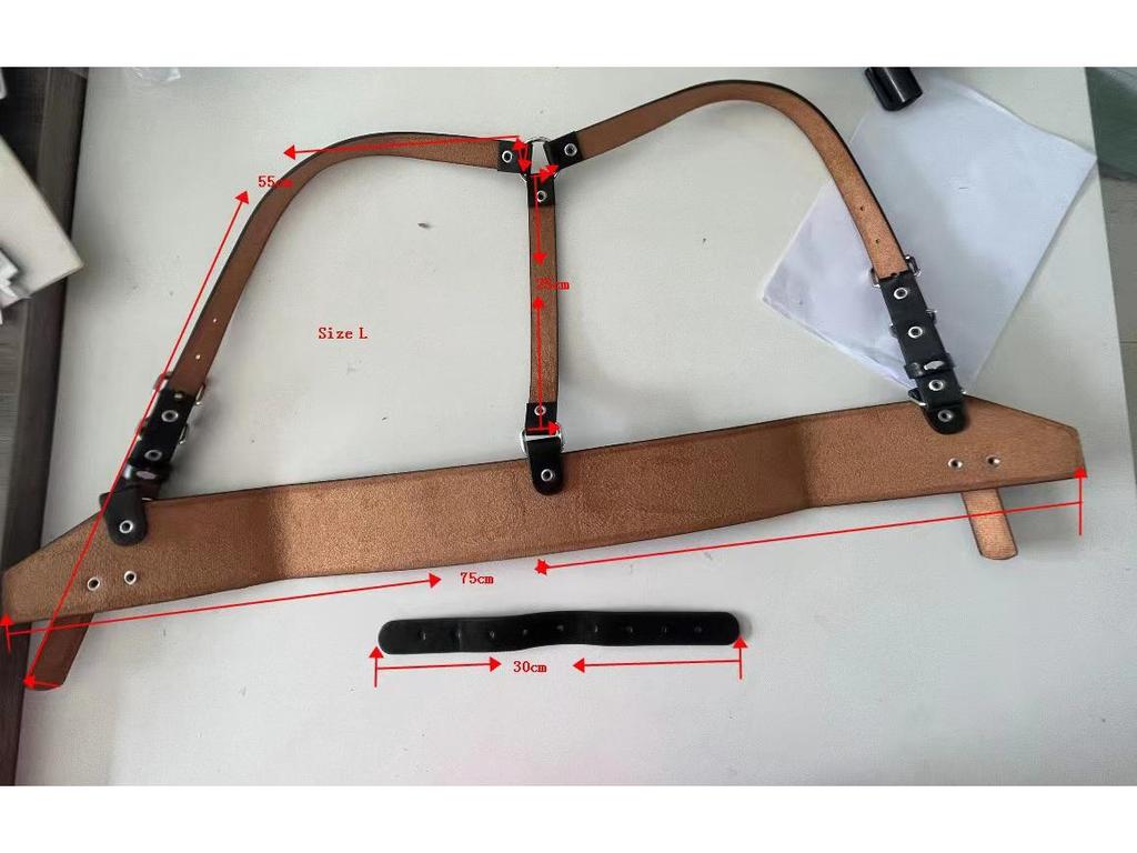 Women's Punk Corset Belt with Skirt Straps - Black