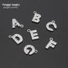 Alloy DIY English Letter & Number Necklace Pendant - Creative Jewelry & Handmade Accessories.